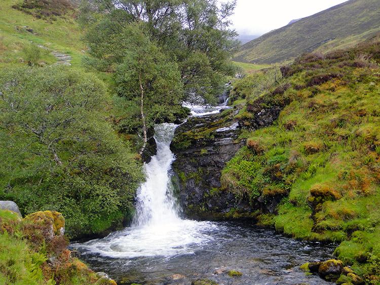 Waterfall on Fuaran Allt nan Uamh