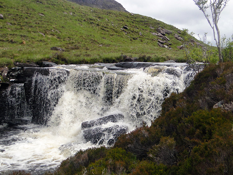 Waterfall on the outfall of Lochan Dearg