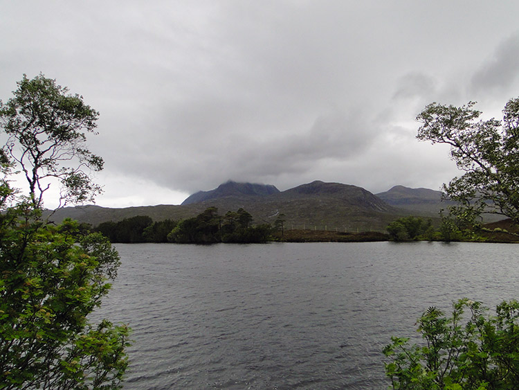 Looking over Loch Cul Dromannan to Ben More Coigagh