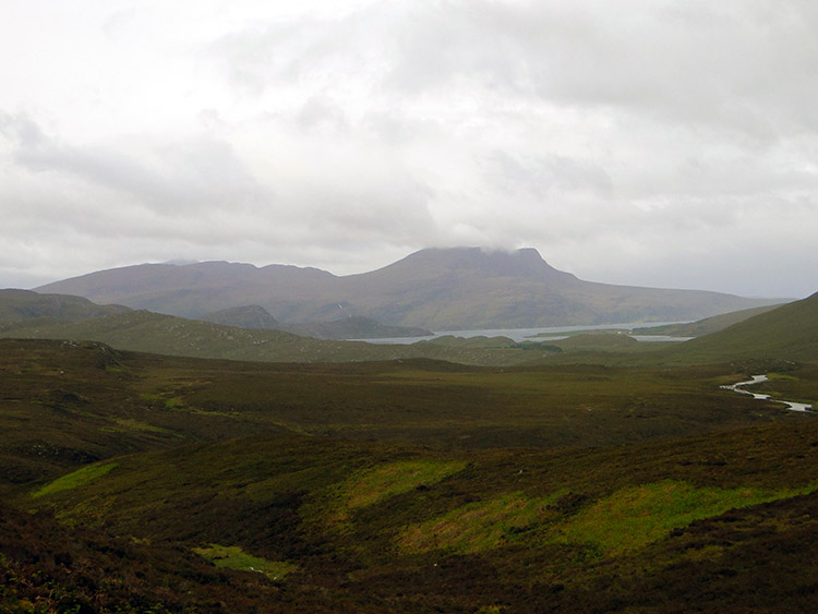 First sight of Loch Broom from near Strathcanaird