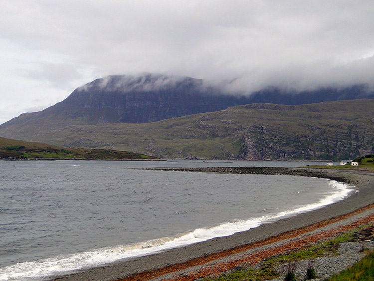 The sweep of Cul a' Bhodha headland