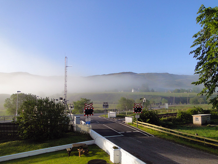 Early morning mist clearing