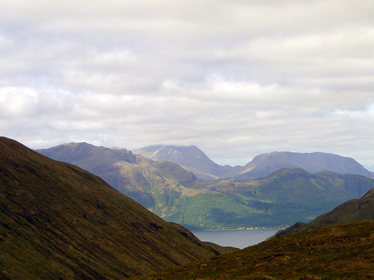 Loch Duich and Lochaber from Bealach na Sroine