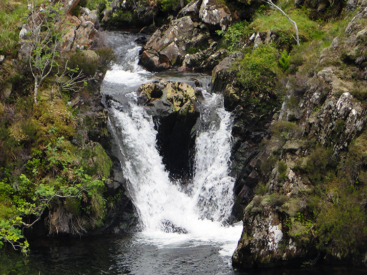Waterfall on the developing River Shiel