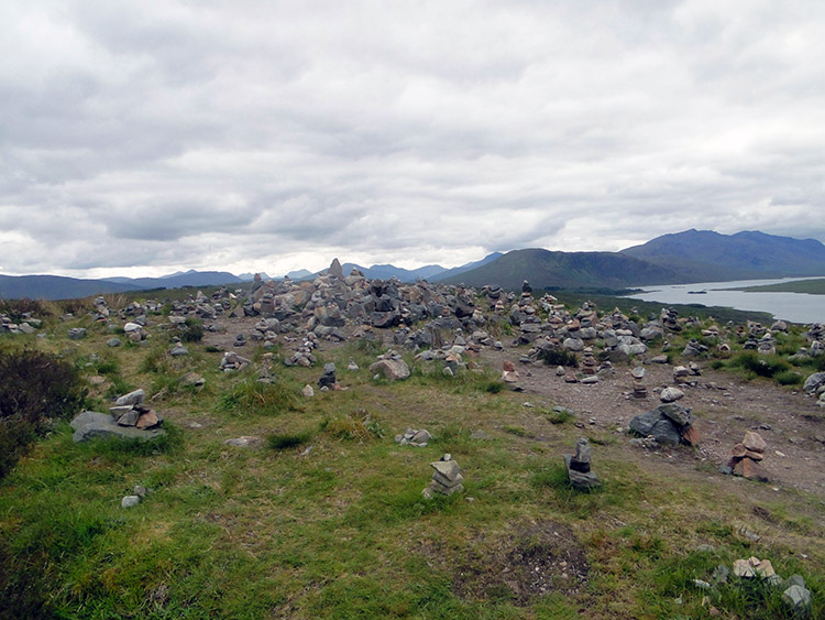 Memorials Chairns near Loch Loyne