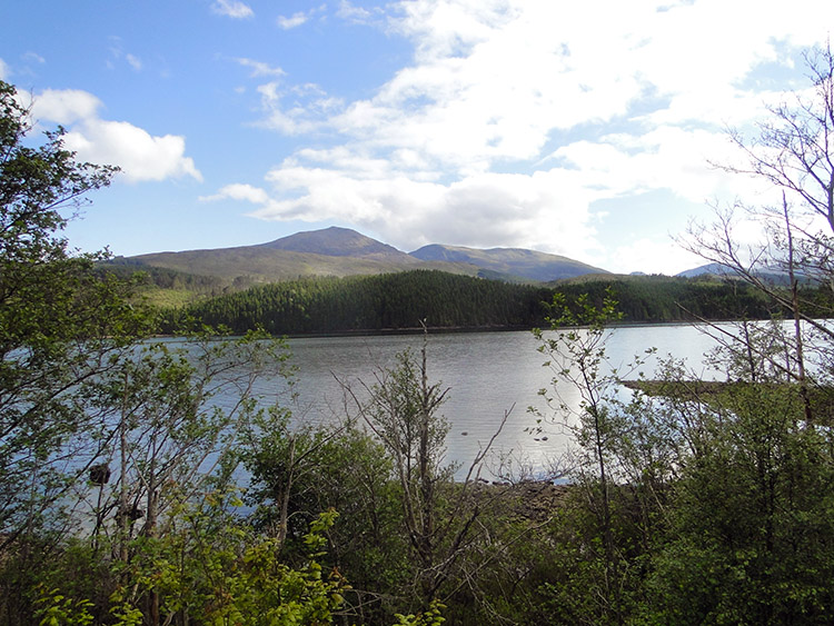 Loch Garry and the highlands of Glengarry Forest