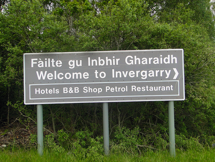 Arrival in Invergarry