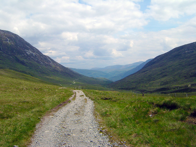 The view after crossing the bealach