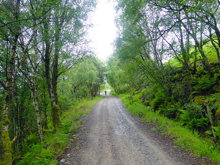 Following the Old Military Road from Kinlochleven