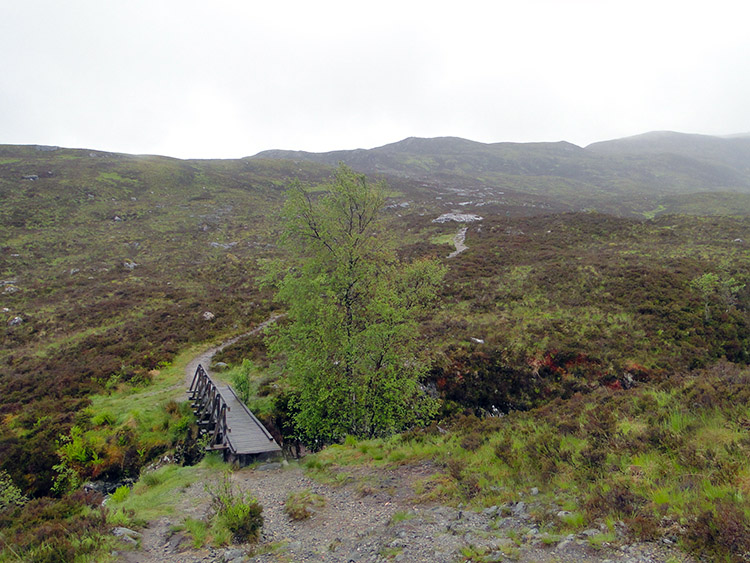 Footbridge across Allt a Coire Odhair-bhig