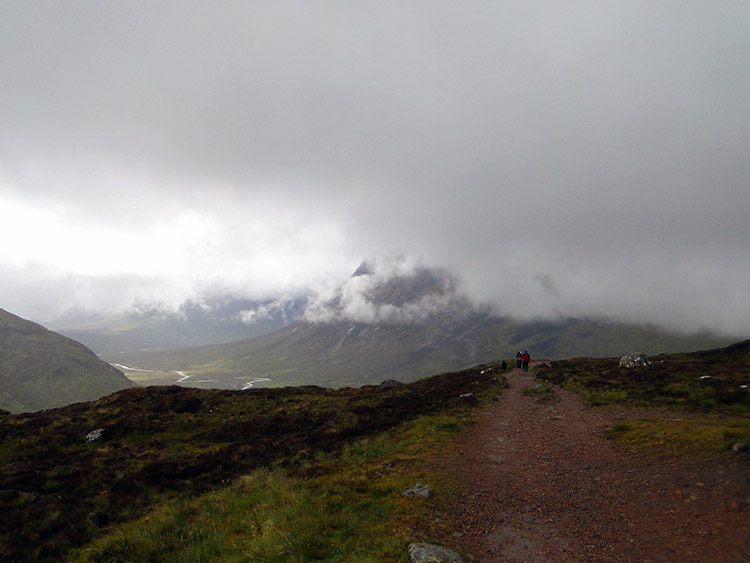 Over the bealach of Stob Mhic Mhartuin and Beinn Bheag