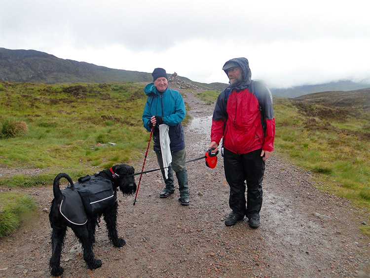 Hamish and master with Ron near Devil's Staircase