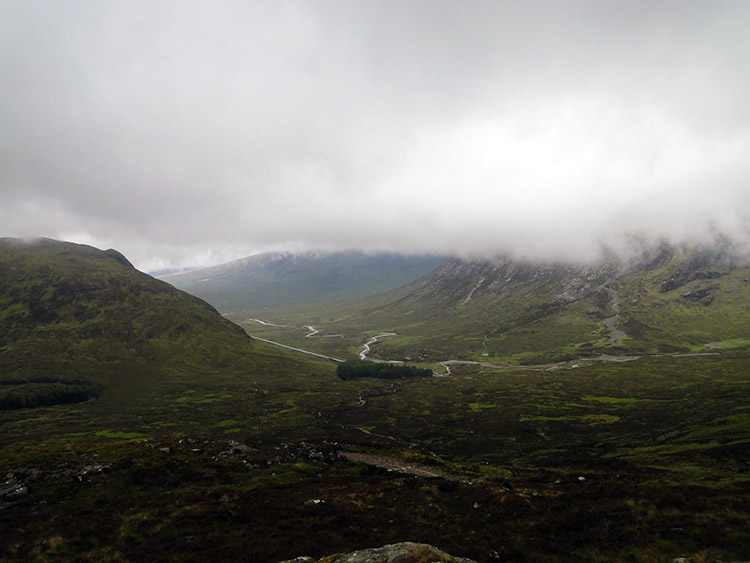 View from Devil's Staircase to Glen Coe