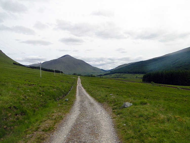Straight ahead towards Beinn Dorain