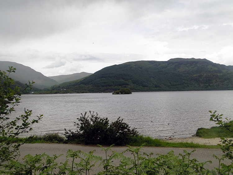 Looking across Loch Lomond to Inverbeg