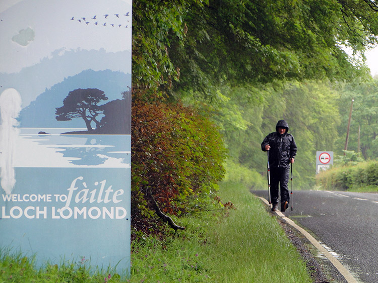 Leaving Loch Lomond National Park