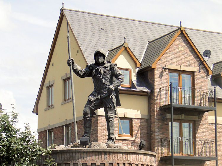 A Border Reiver guards entry to Carlisle