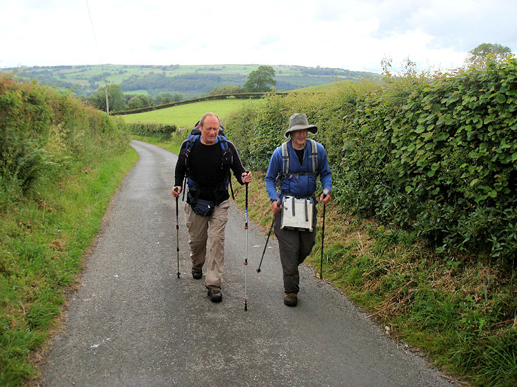 Walking with poles from Caldbeck