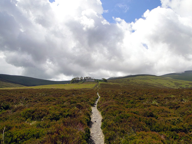 Path from Wiley Gill to Skiddaw House