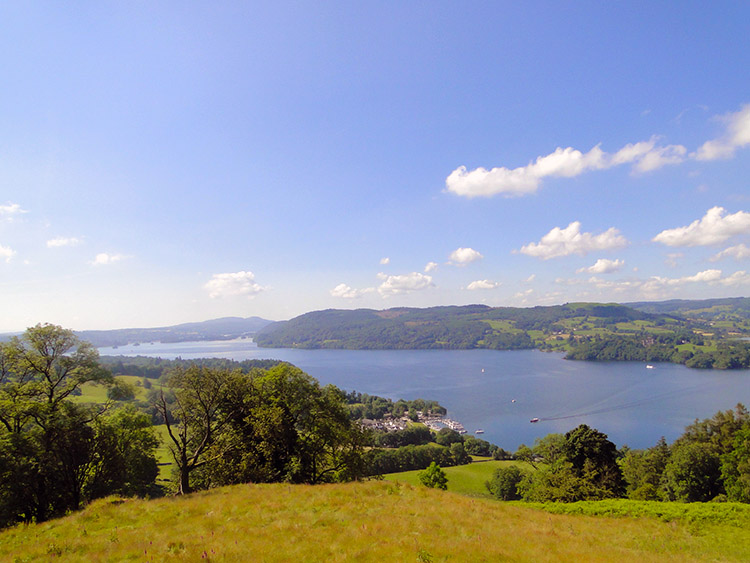 Lake Windermere as viewed from Jenkin's Crag
