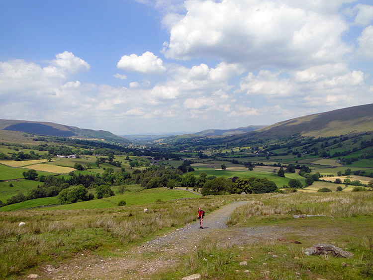 Climbing out of Dentdale