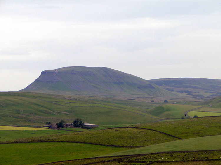 View of Pen-y-ghent from Winskill