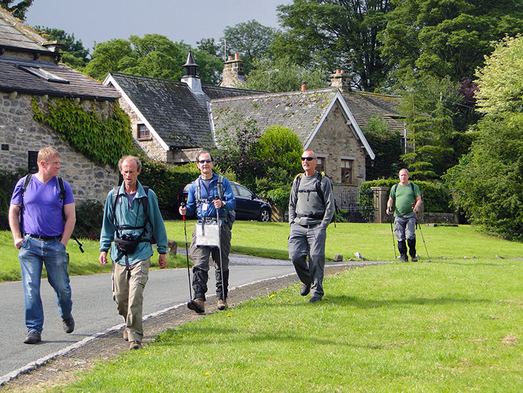 The pals stride out of Airton