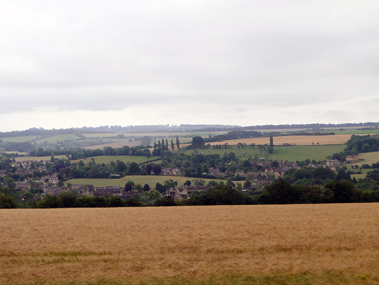 Chipping Campden seen from Dover's Hill