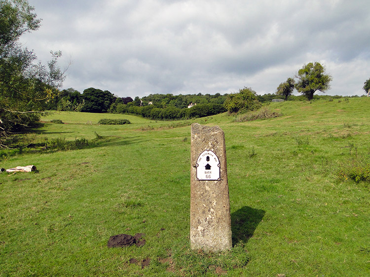 Cotswold Way milepost