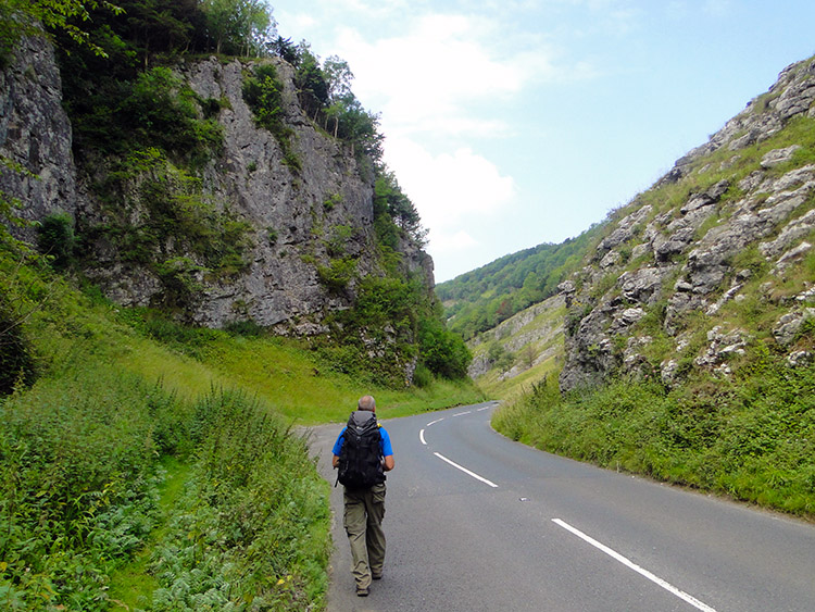 Steve in Cheddar Gorge