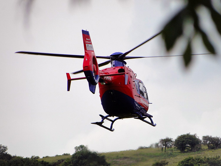 Air Ambulance in Axbridge