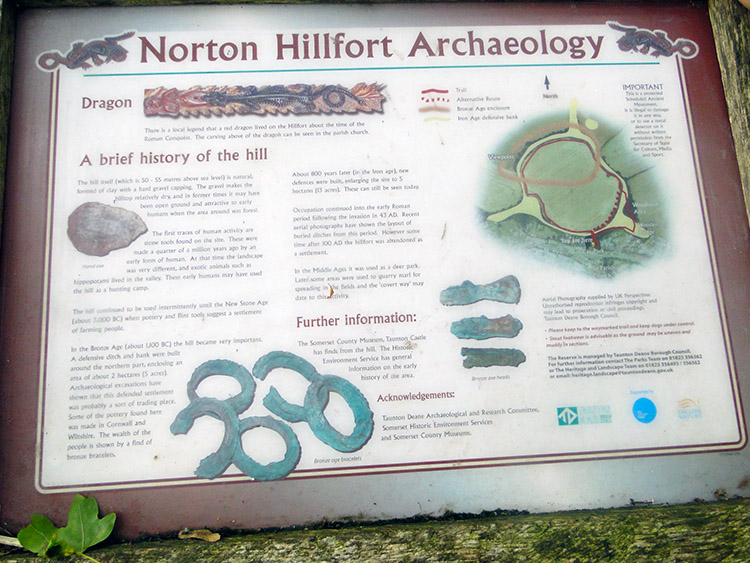 At Norton Hillfort