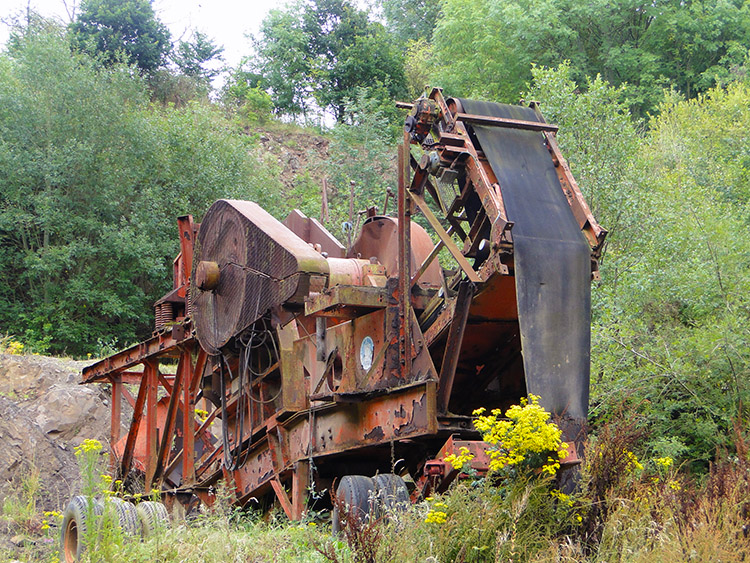 Redundant machinery at Tuckingmill