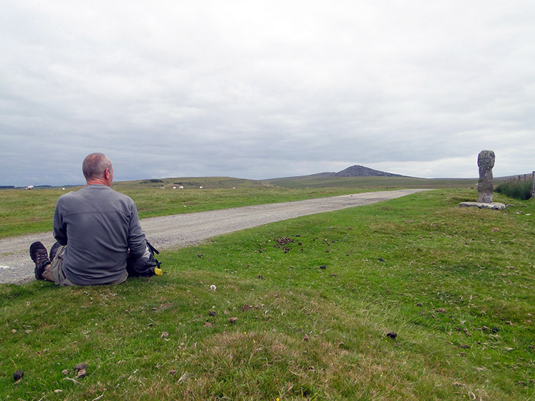 Break time near Middle Moor Cross