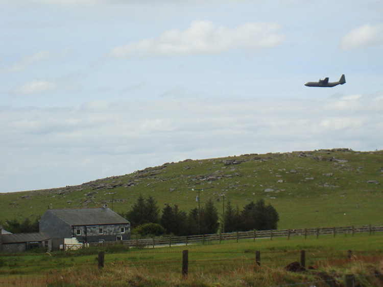 Hercules over Bodmin Moor