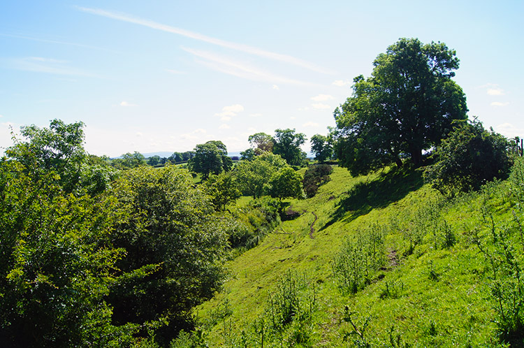 Approaching Kirkandrews-on-Eden