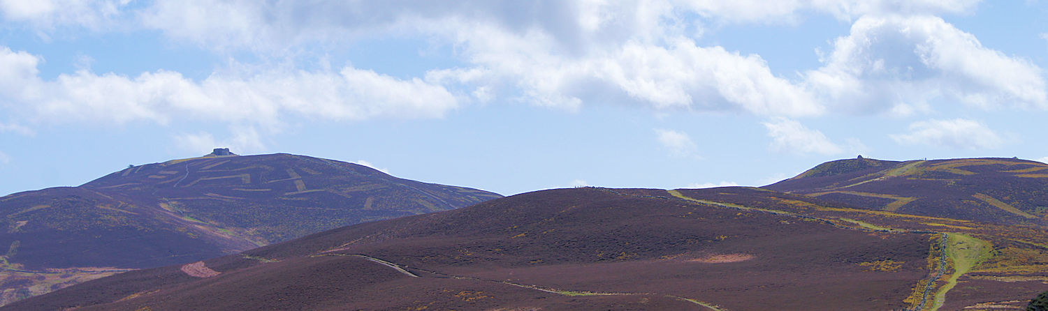 The Clwydian Range is are crossed on the Offa's Dyke Path