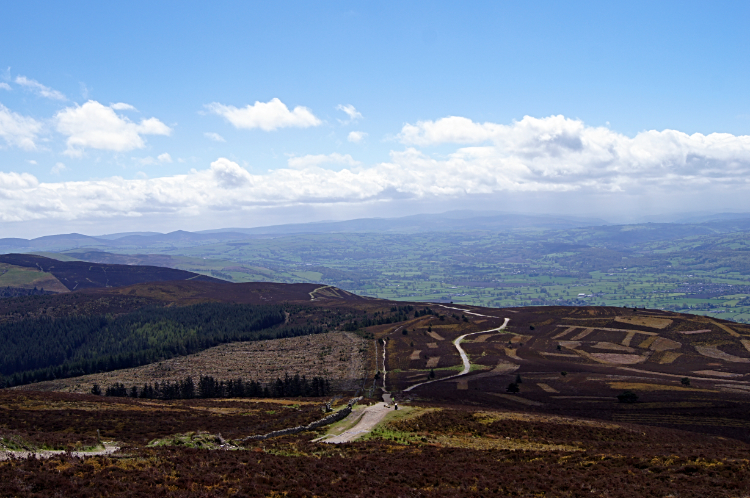 The view from Moel Famau south-west