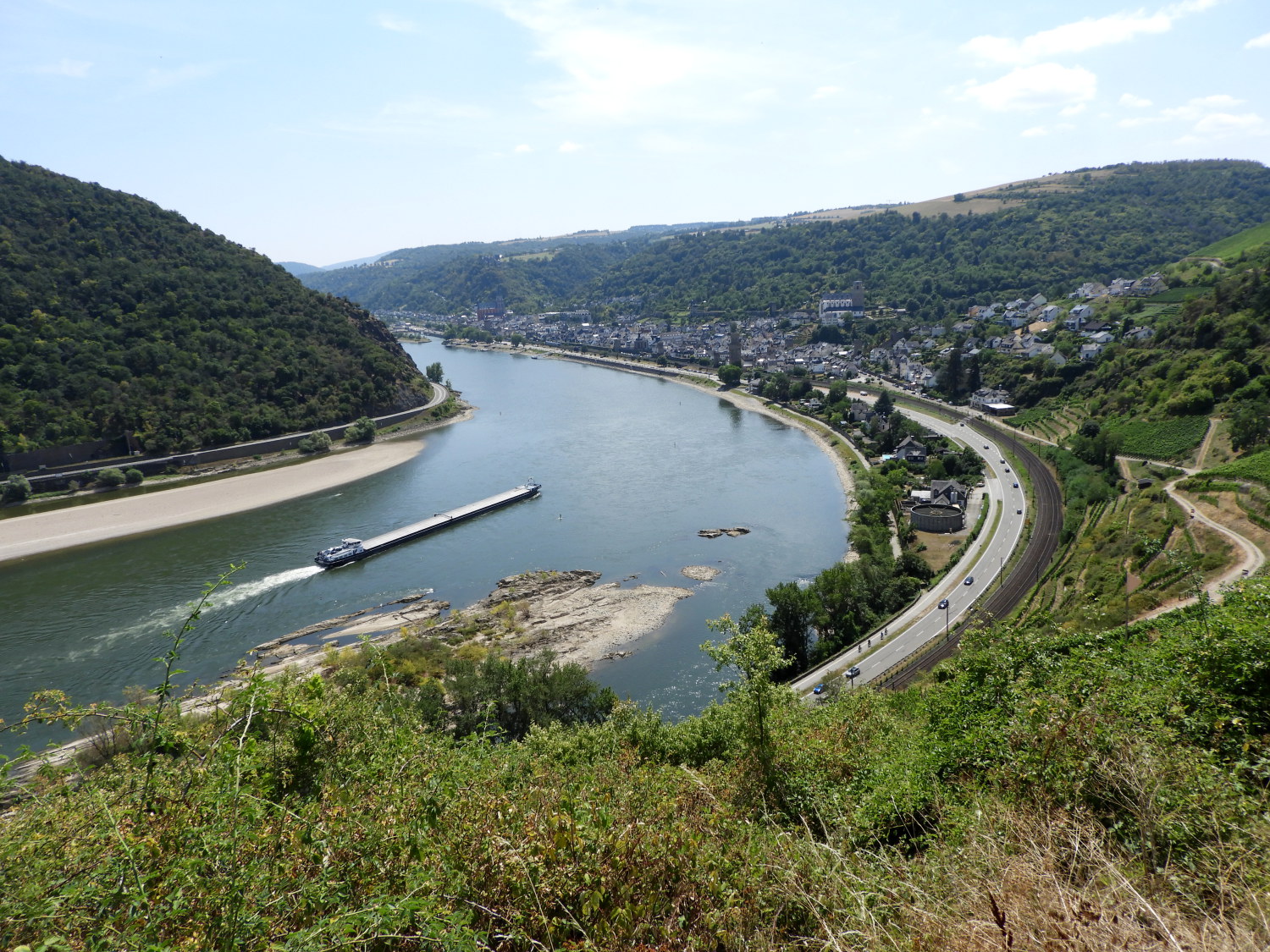 View of Oberwesel from Trollpfad