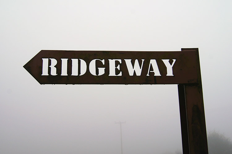 Stencilled Ridgeway Sign