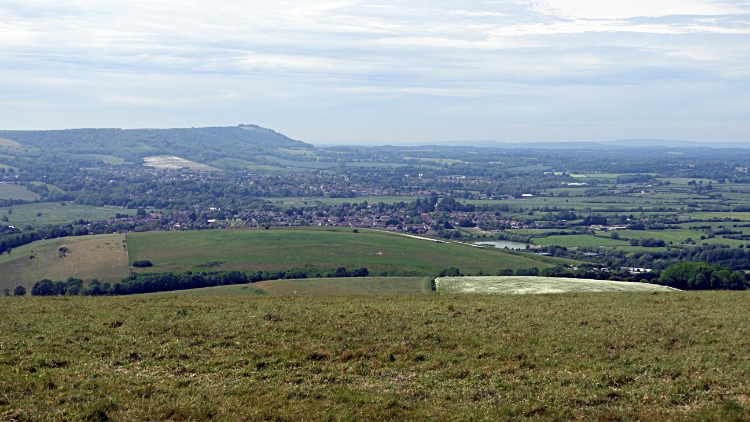 View to Steyning and Chanctonbury Hill