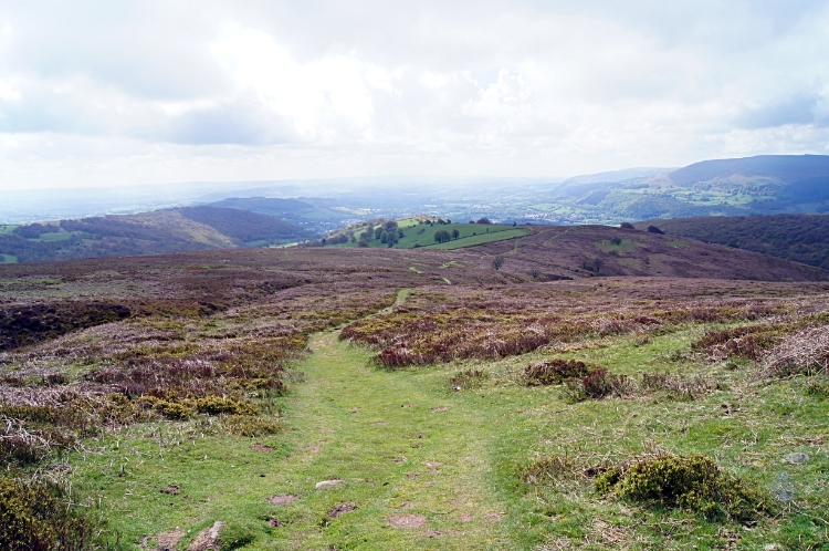 The path from Sugar Loaf to Abergavenny