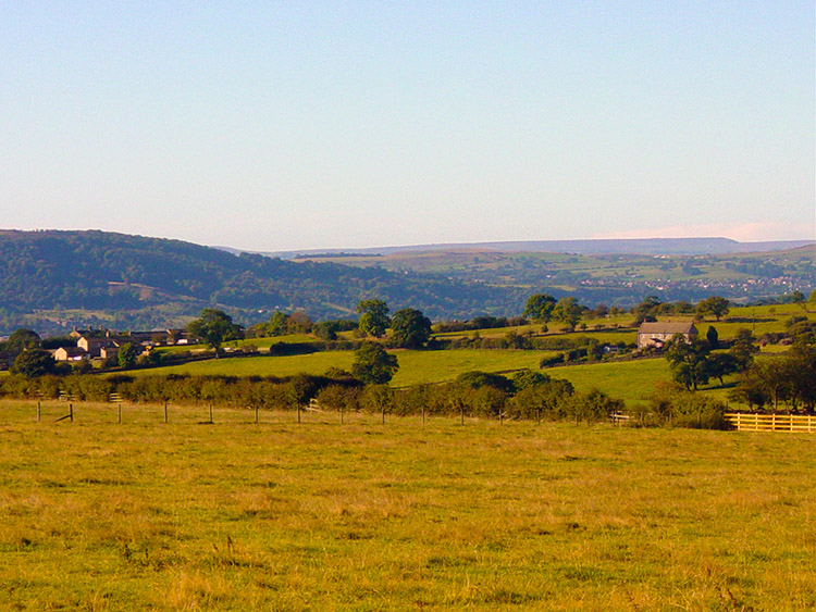 The view from near Braythorn towards the Chevin