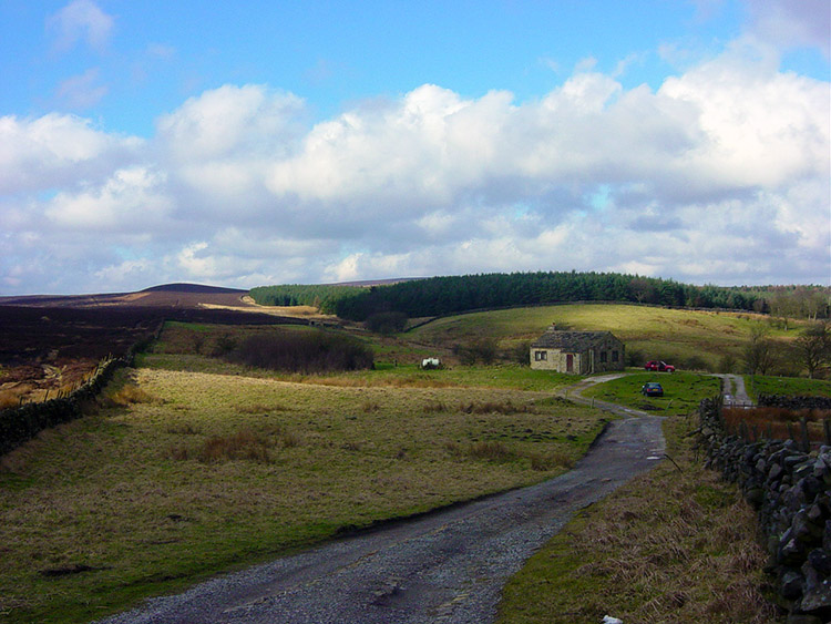 Ellarcarr, site of a disused quarry