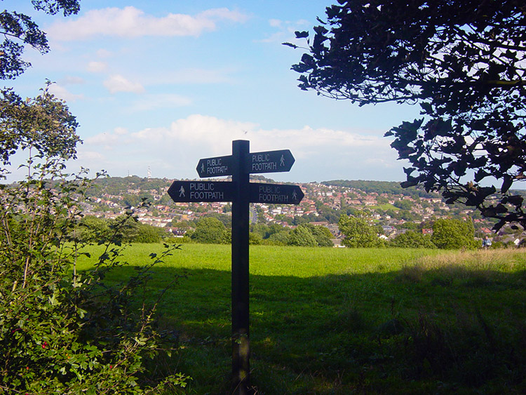 View of Horsforth from Hunger Hills