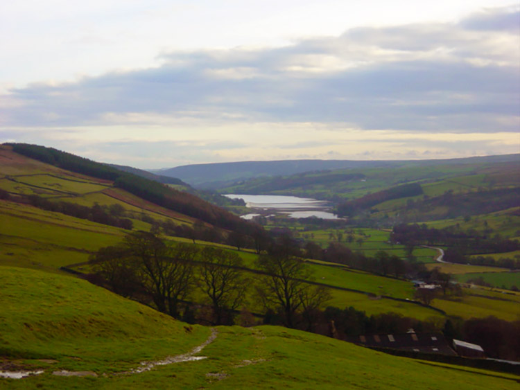 View to Gouthwaite Reservoir from Thrope Edge