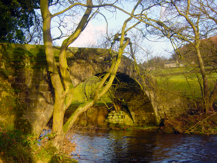 Dob Park Packhorse Bridge near Folly Hall