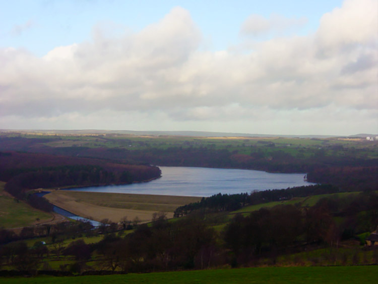 Swinsty Reservoir as seen from Norwood Edge