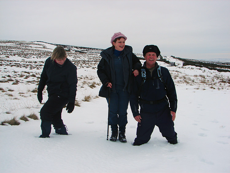 Ray and Karen get bogged down in deep snow