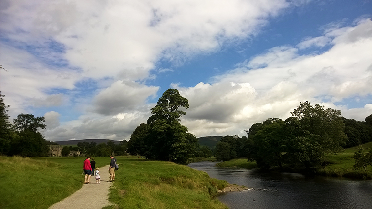 By the side of the River Wharfe